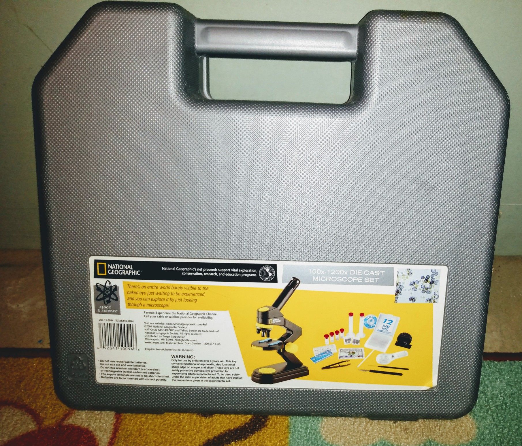 National geographic 100x1200x kids microscope