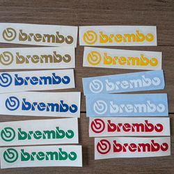BREMBO Caliper stickers Custom colors and designs  Wildwood BIg Brake Kit Baer