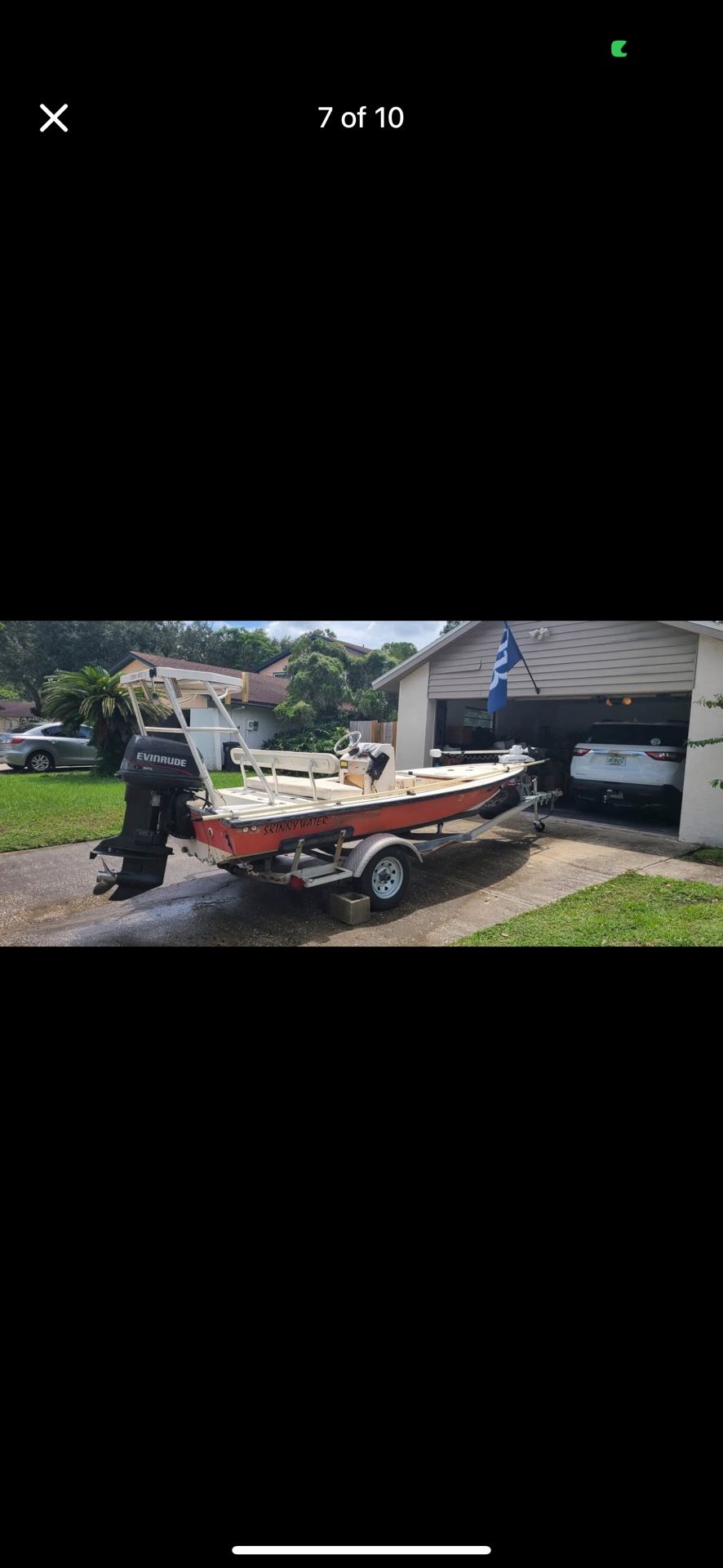 16’ Skinny Water Skiff / Flats Boat