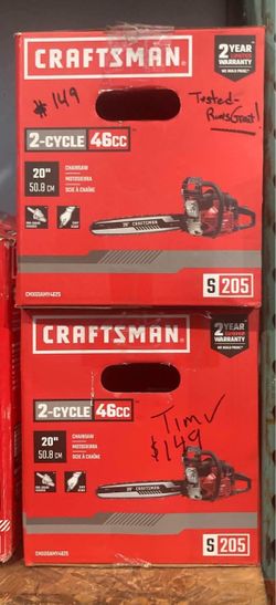 Craftsman 20in Gas Chainsaw