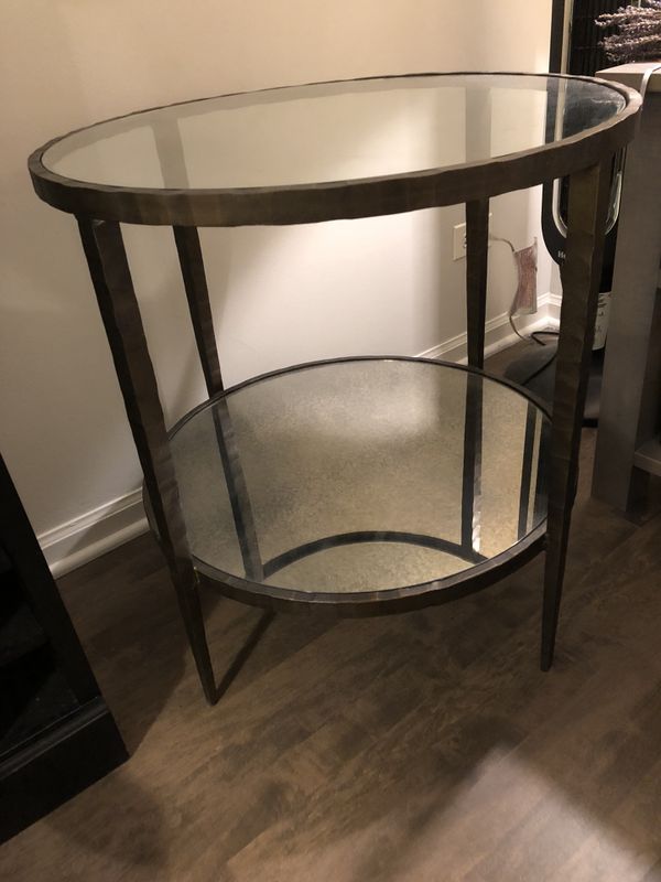 Two Crate Barrel Clairemont Side Tables For Sale In Chicago Il Offerup