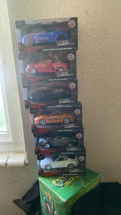 8$ 1:32 fast & furious die cast cars