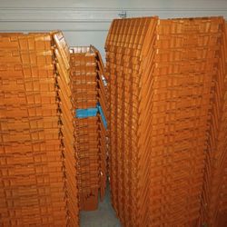 Orange Crates W/ Interlocking Lids
