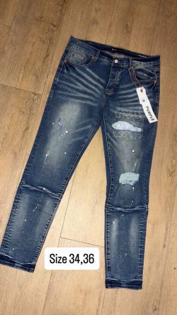 Purple jeans