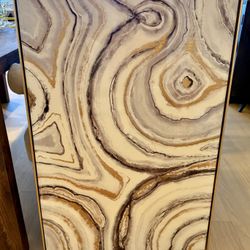 Gold Geode Framed Canvas Art