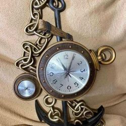 Reloj DE Pared Y MEDIDOR TEMPERATURA  Mide 23 Plg 