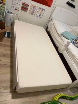 EGOHOME Twin Mattress 8 Inch, Green Tea Memory Foam Mattress, Medium Firm