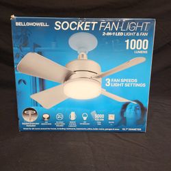 Socket Ceiling Fan