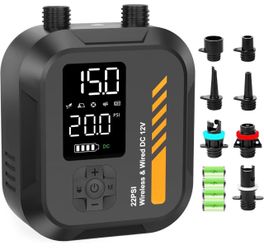 Portable 22PSI Electric SUP Air Pump with 7800mAh Battery