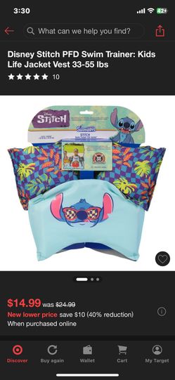 Stitch Swim Trainer Life Jacket 