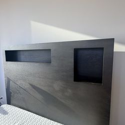 West Elm Queen size bed 