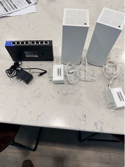 Linksys Velop MX2000 Mesh WiFi (2 nodes) + Gigabit Switch - $70 for ALL