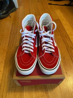 Red High tops Vans