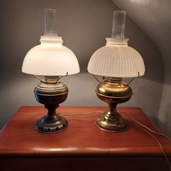2  Antique Aladdin Lamps