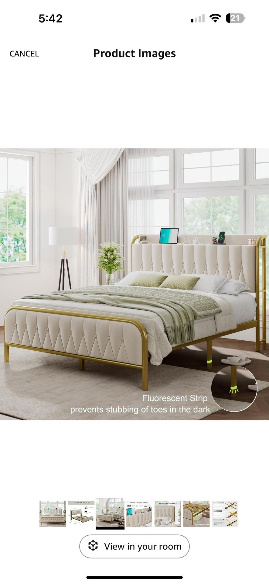 Chic Queen Bed Frame