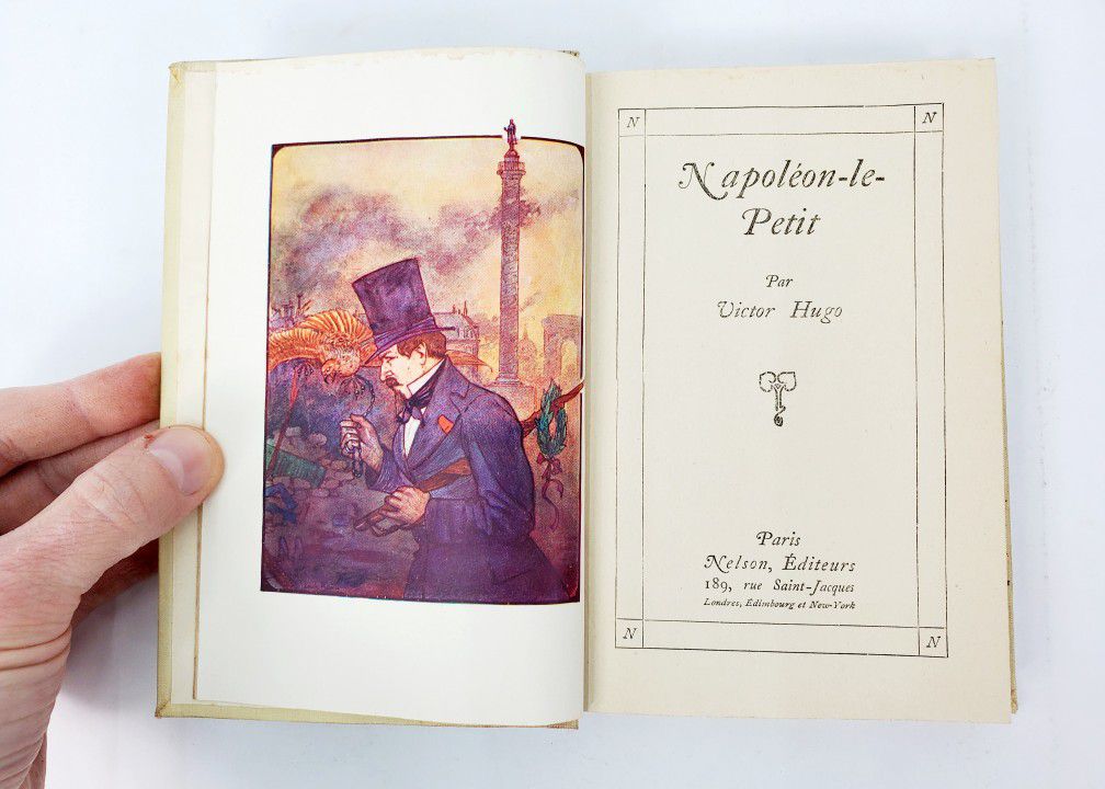 Napoleon-le-Petit by Victor Hugo (French Language) - Hardcover - Nelson Editors, Paris (1930)