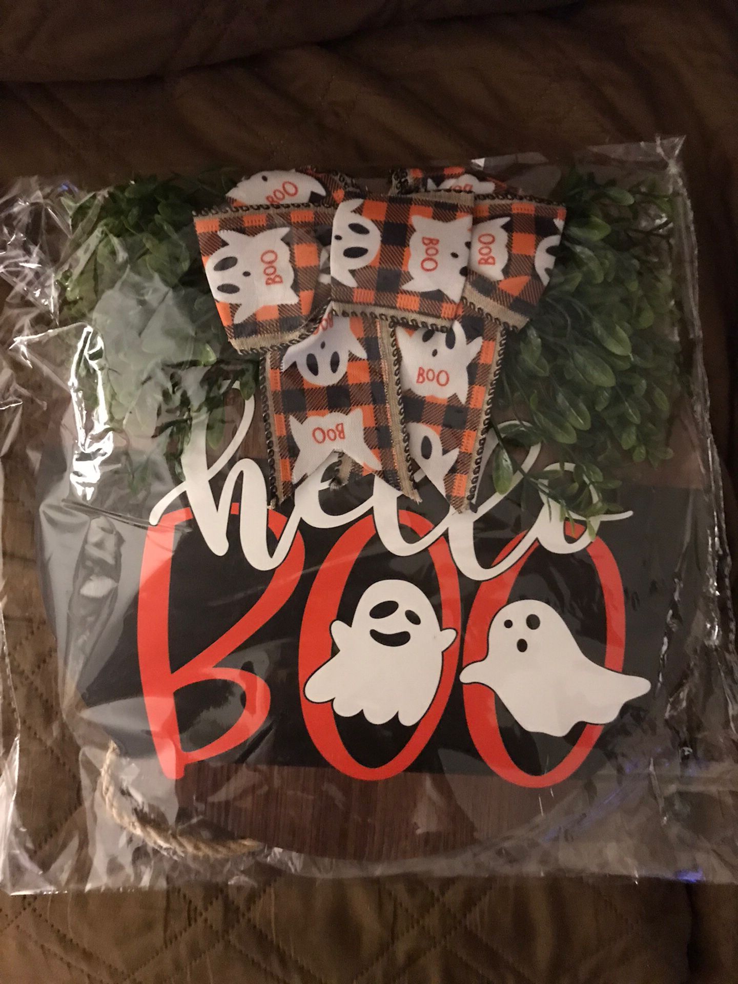 New Wooden Halloween Decoration Boo