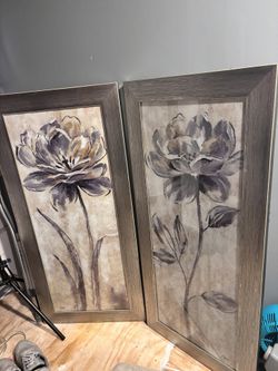 Set De 2 Cuadros Para Sala Oh Cuarto En Muy Buen Estado 