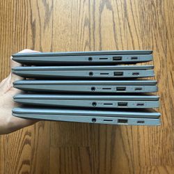 Lot of 5pc HP Chromebook 11”/4GB RAM/32GB eMMC/Fully Functional