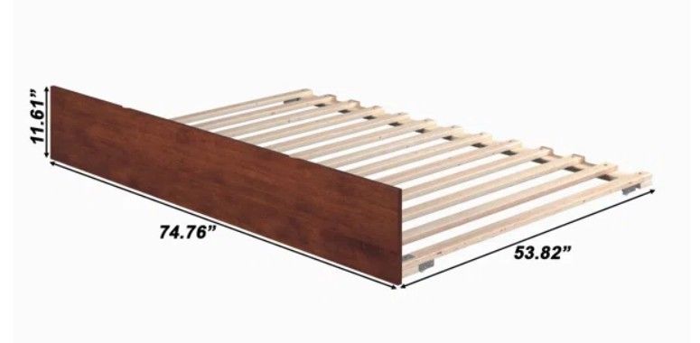 NEW Full Size Roll Out Trundle Frame