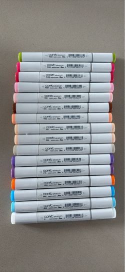 Copic Sketch markers set of 16, Illustration professional-grade alcohol-based art markers Double Tip
