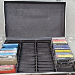 Cassette case and Cassette Elvis Bing Crosby Christmas and more