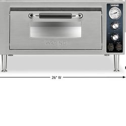 Comercial Fryer And Pizza Single Oven 