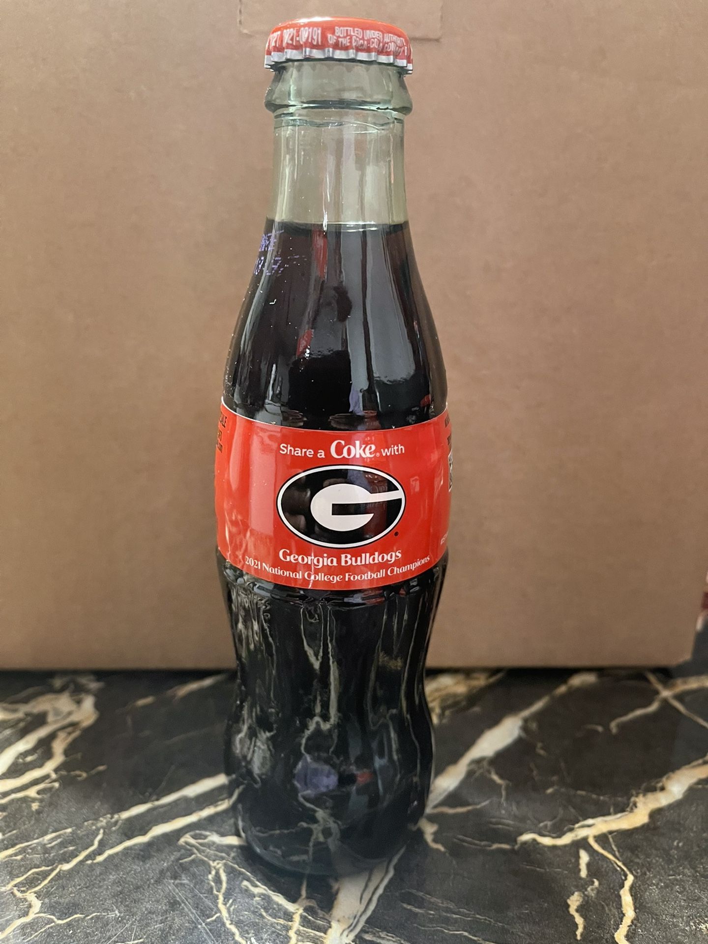 Georgia National Championship Bottle