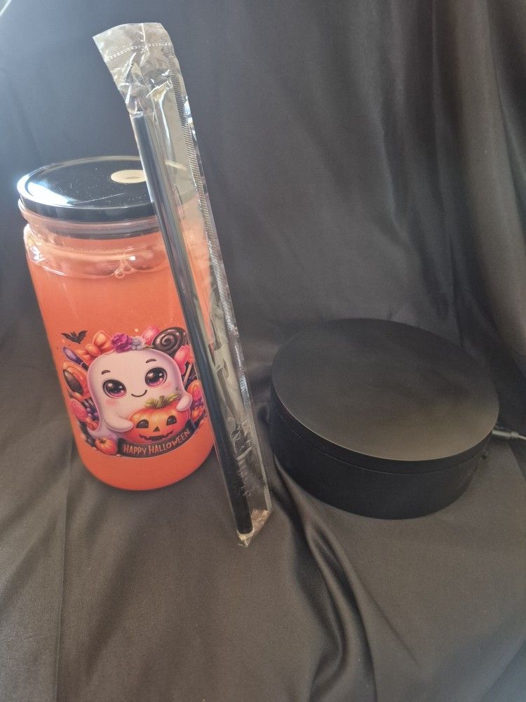Halloween Snow Globe Tumbler
