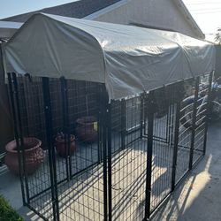 Outdoor Metal Cage For Dogs/ Jaula De Exteriores Para Perro