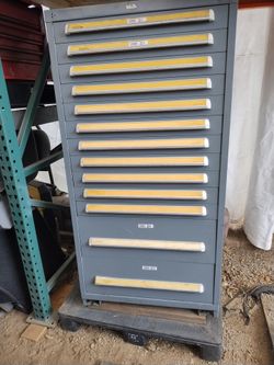 Tool cabinet (vidmar) 13 drawers. I can deliver for extra.