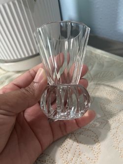 Vintage Small Crystal Toothpick Holder