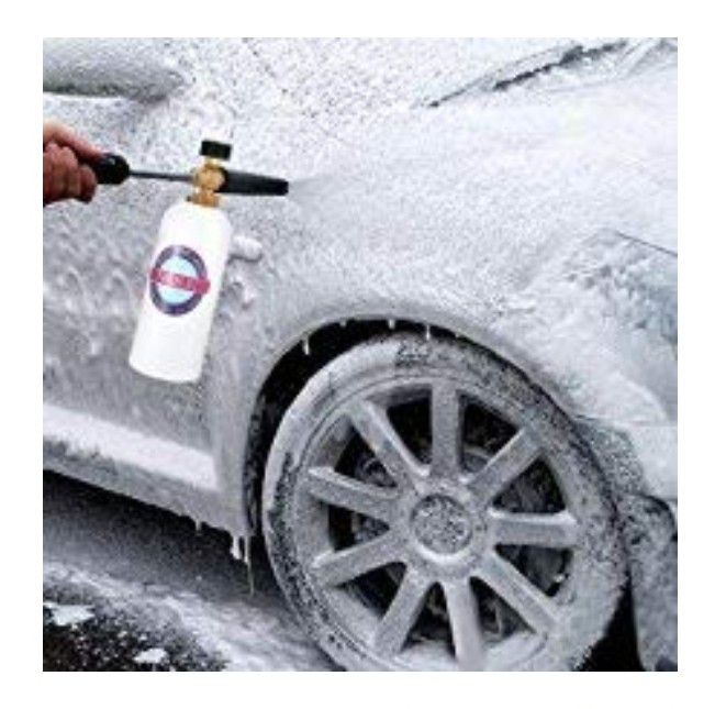 Foam Cannon 33 fl. oz (1Liter) Bottle Snow Foam Lance with 1/4'' Quick Connector Carwash Car Details