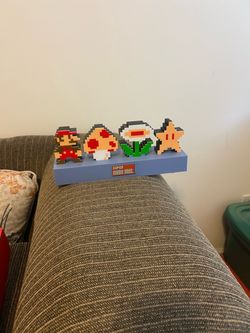 Super Mario Bros. Pixel LED Light Display