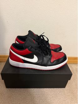 Jordan 1 Low Alternate Bred Toe Size 10