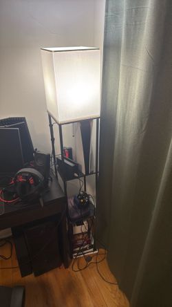SUNMORY Amazon Floor Lamp with Shelves