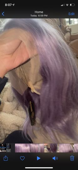 Purple Lace Bob Wig Brand New 