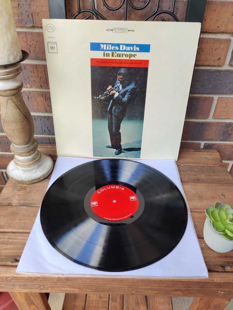 Vintage Miles Davis IN Europe Vintage Lp/Album/Record/Album