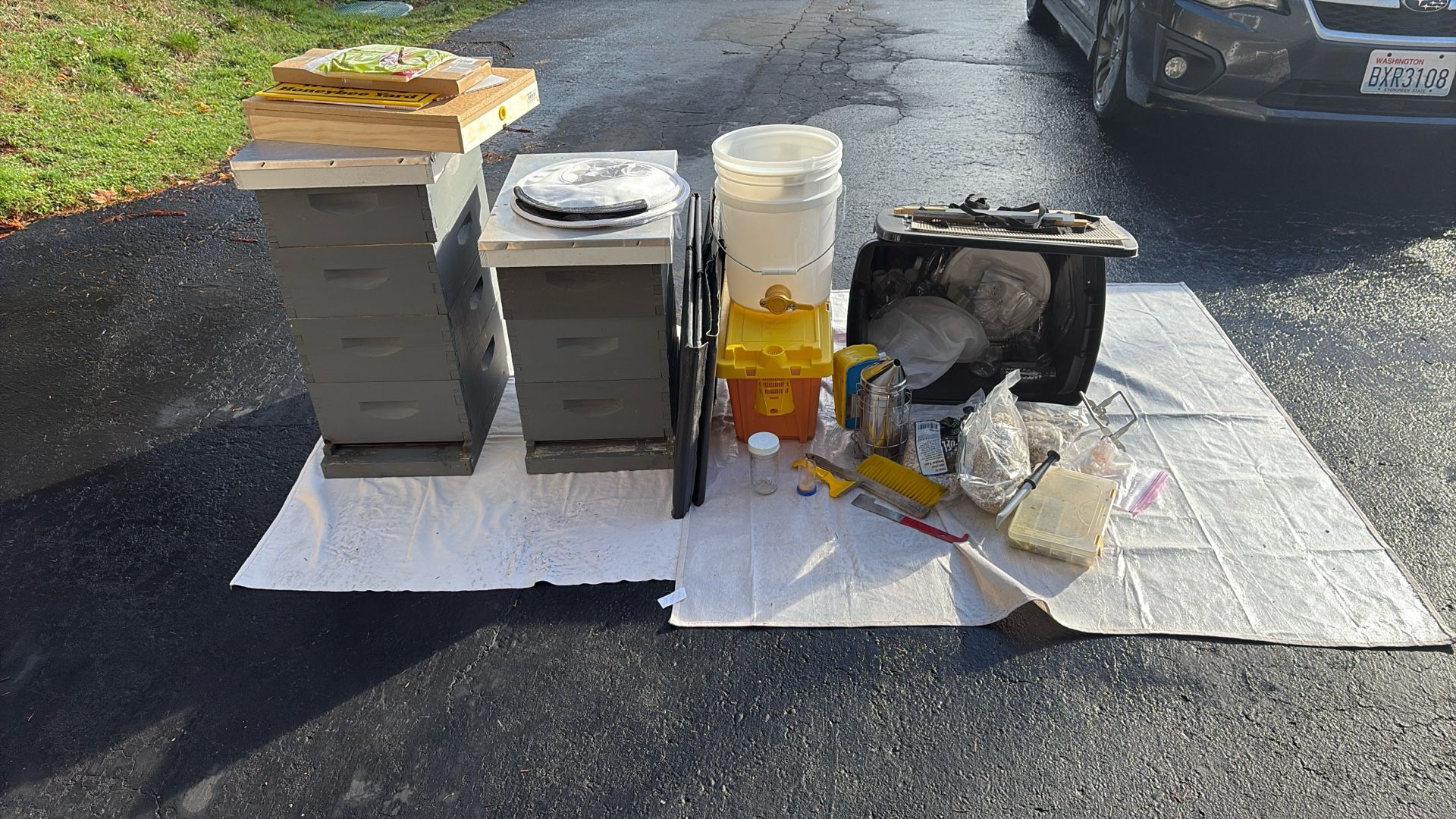 Bee Hives And Bee Keeping Equipment