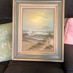 Beach Oil Painting 12x16