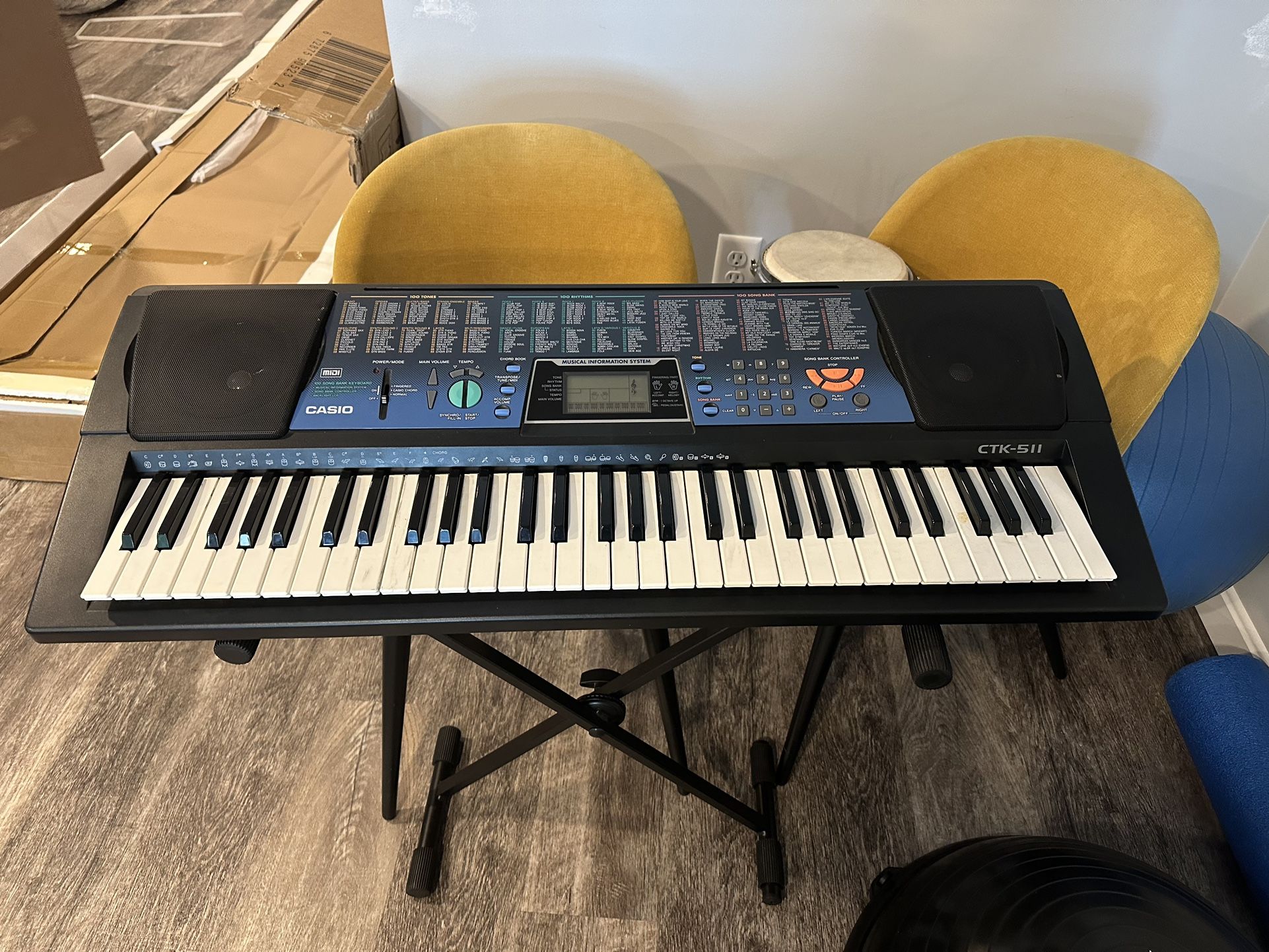Casio Keyboard with Stand