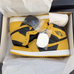 Jordan 1 Pollen / Yellow & Black Sz 10.5 