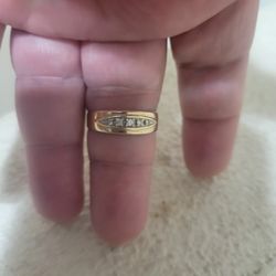 Men's Diamond Ring 10k Yellow Gold