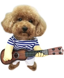 NACOCO Pet Guitar Costume Funny outfit clothes
