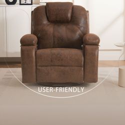 Oversized Single Sofa Armchair with Side Pockets Couches, for Living Room Meeting Room Bedroom