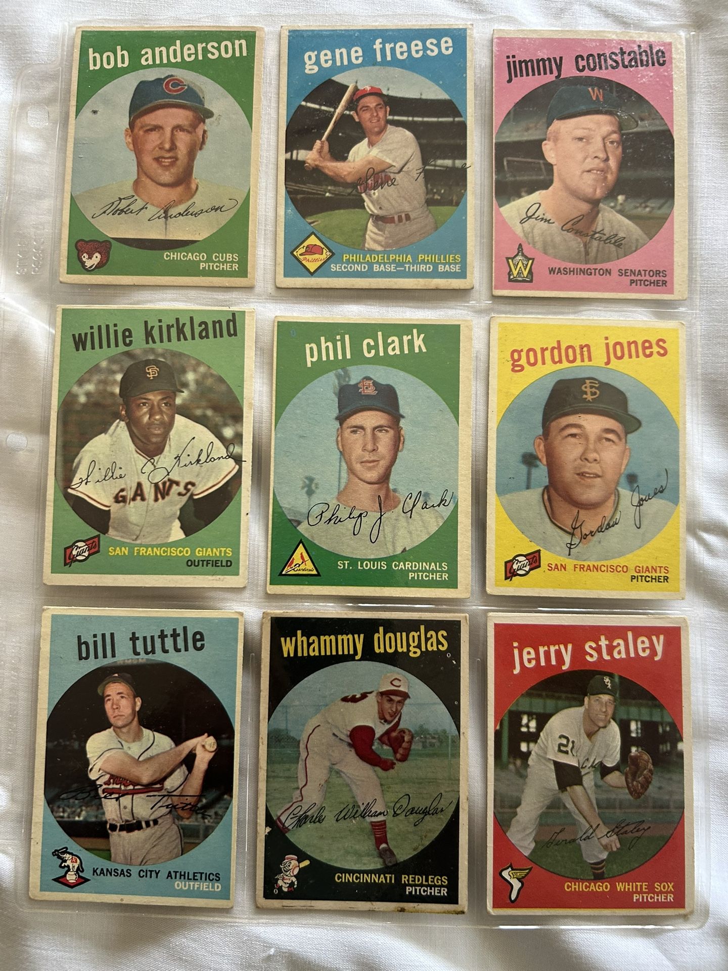 Lot Of 1959 Topps Baseball