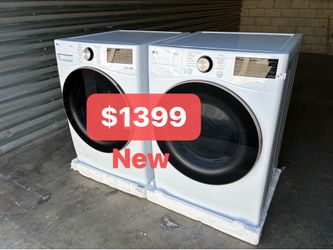 New LG washer and dryer