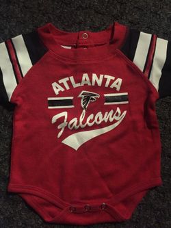 falcons long sleeve onsie