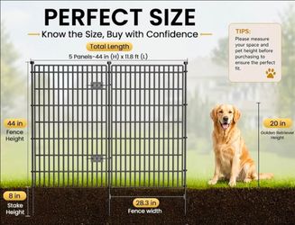 5 Pack Animal Barrier Fence
