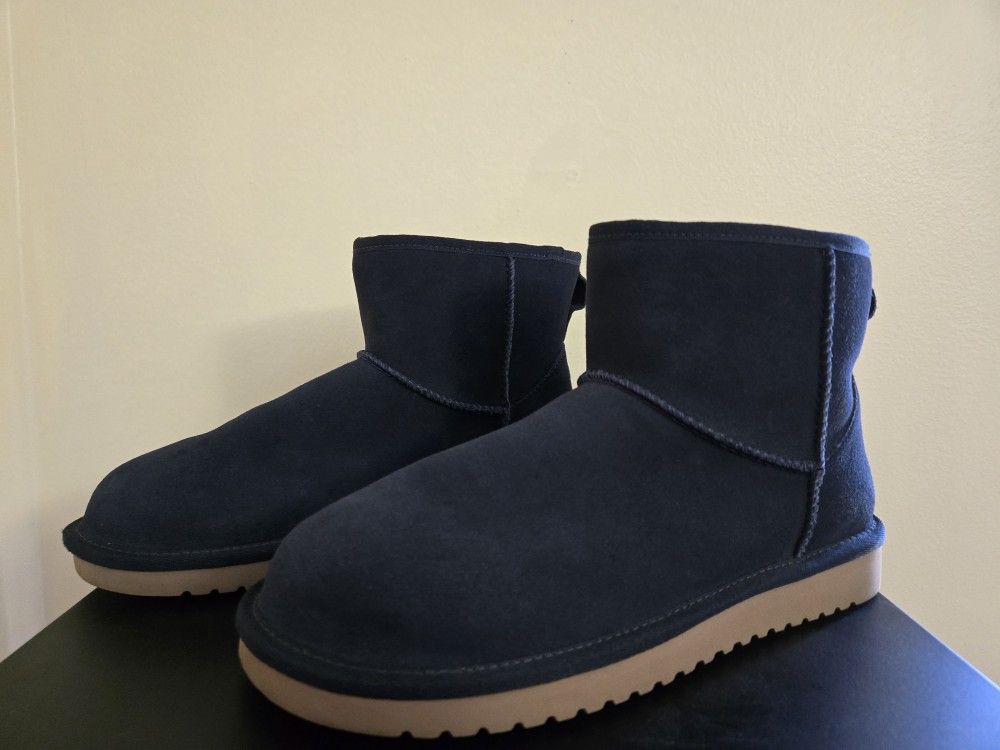 UGG Koolaburra Koola Mini Blue Suede Boot Size 8 Women’s